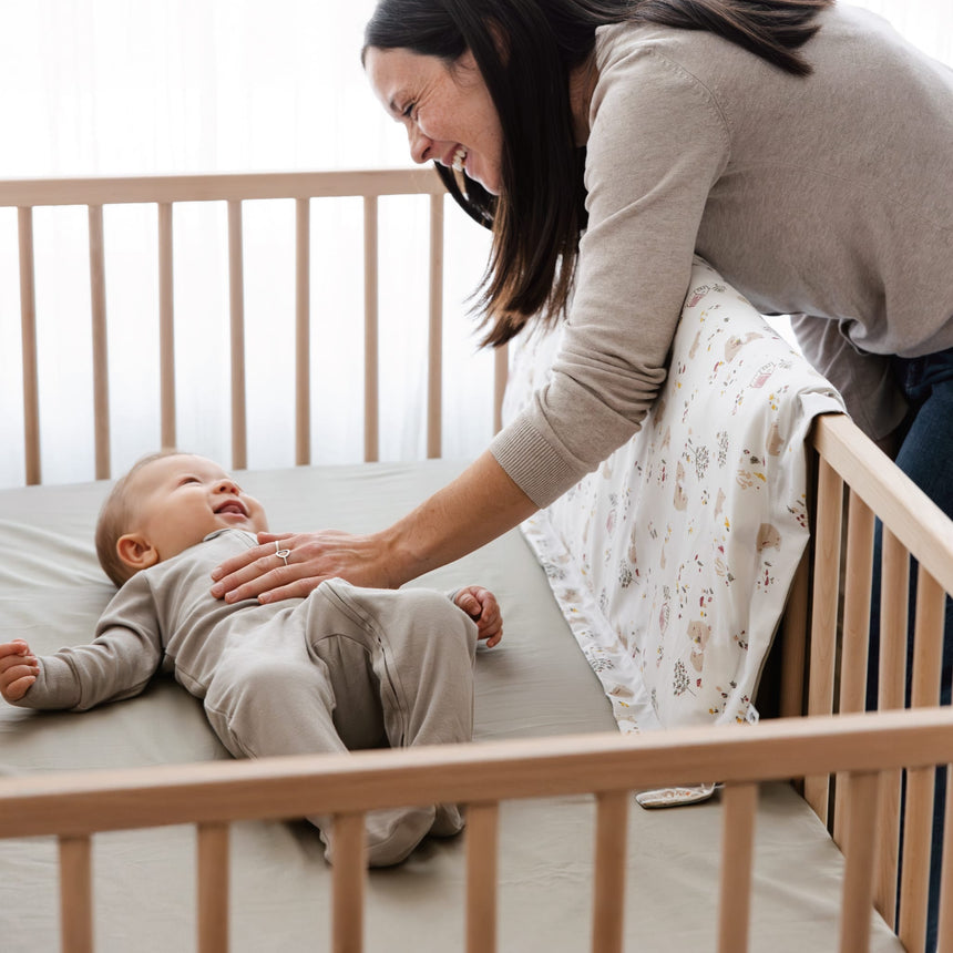 Drap Contour pour Lit de Bébé - Vert-Perlimpinpin-PER-L20CU-VERT-CLÉMENT