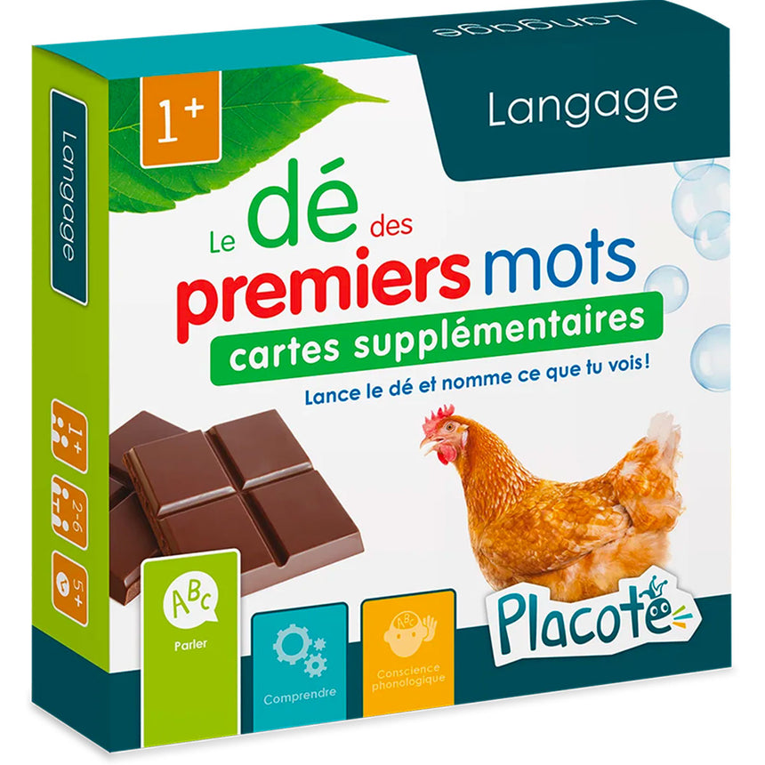 Le Dé Des Premiers Mots - Cartes Supplémentaires-Placote-POT-PLA49-CLÉMENT