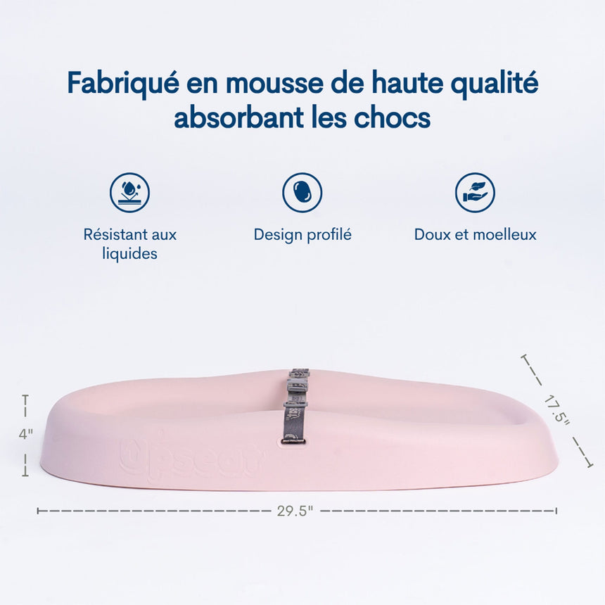 Matelas à langer facile à nettoyer - Rose