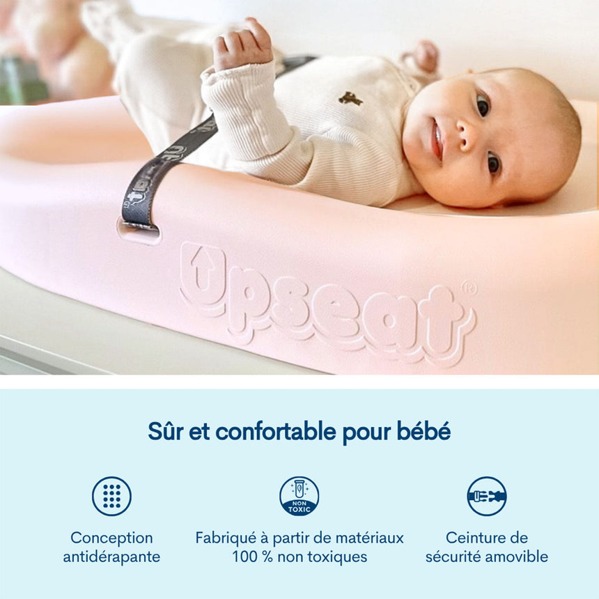 Matelas à langer facile à nettoyer - Rose