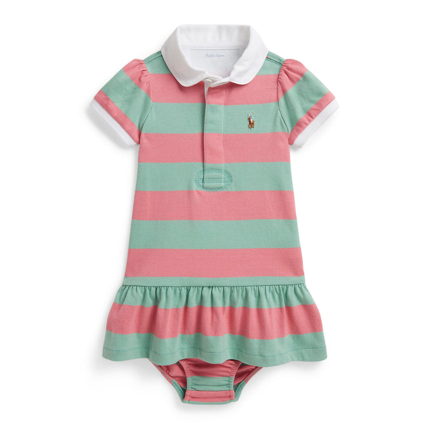 Robe Rugby Jersey 6-24mois-Polo Ralph Lauren-Rose-6 m-RLA-310734886500-CLÉMENT