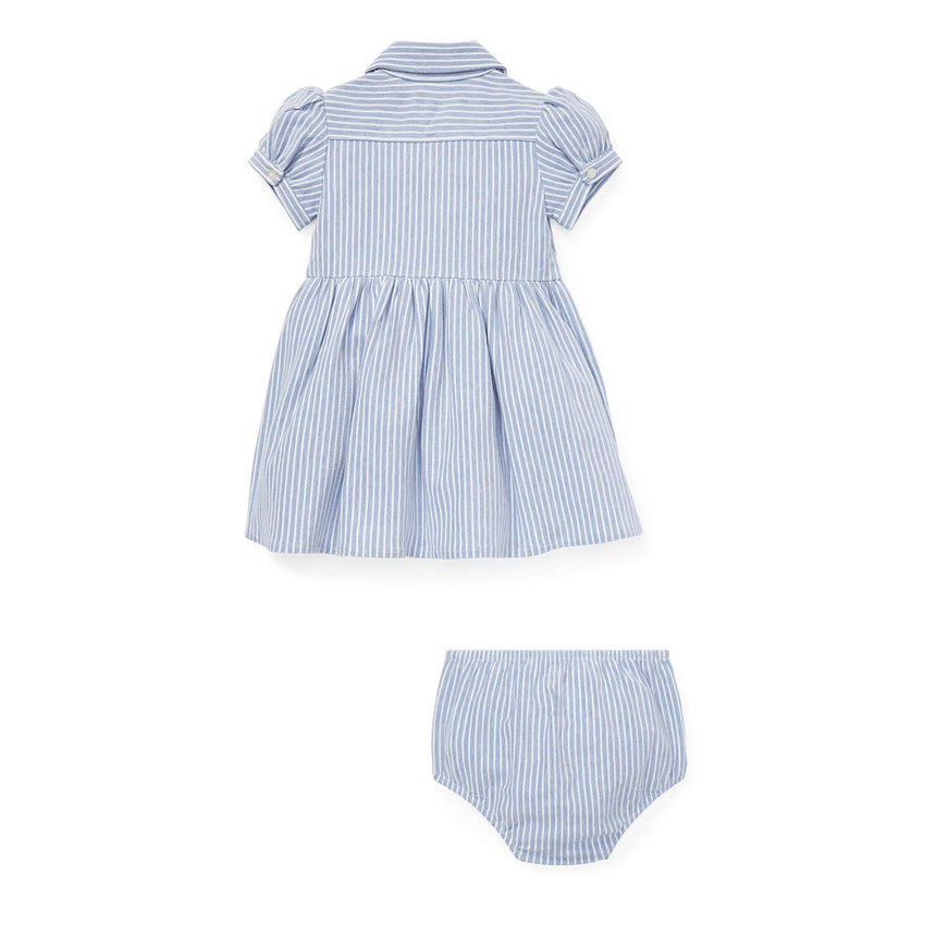 Robe Oxford Rayée 6-24mois-Polo Ralph Lauren-RLA-310734897002-CLÉMENT