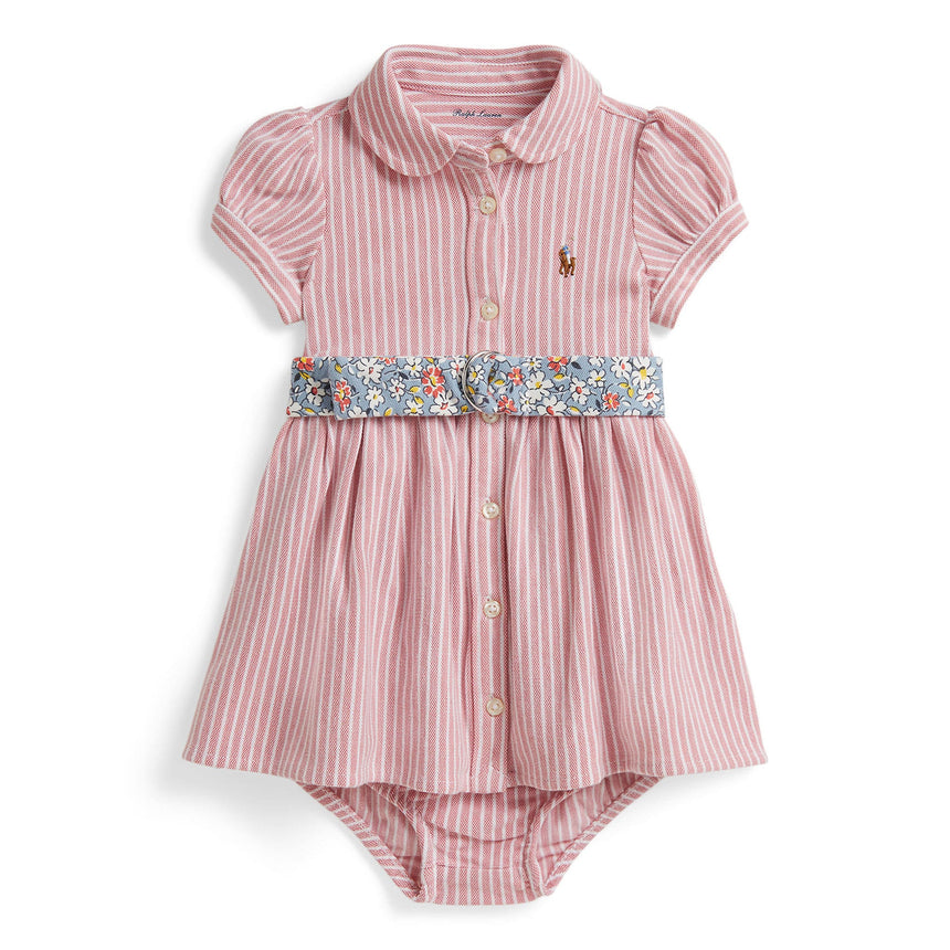 Robe Oxford 6-24mois-Polo Ralph Lauren-Rose-6 m-RLA-310A12834002-CLÉMENT