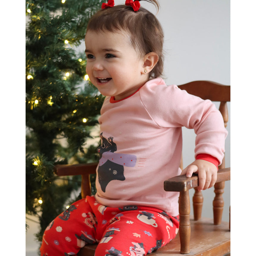 Winter Cats Pajamas 2-14y