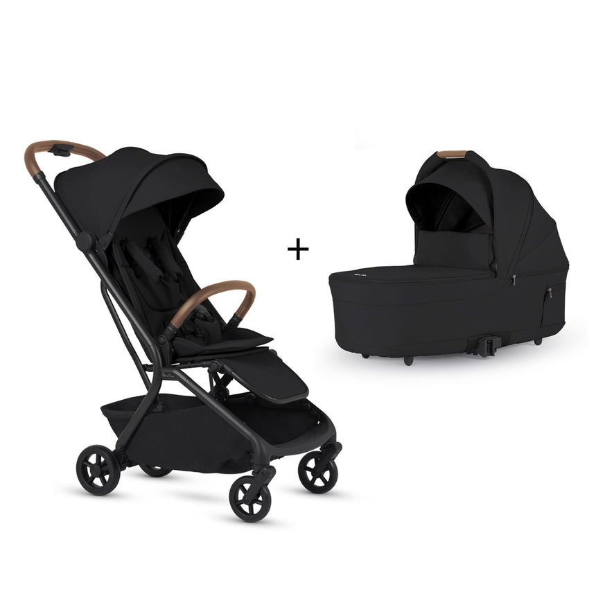 Poussette Nia + Landau Nia - Noir Onyx-Poussettes Simples (604)-Silver Cross-CLÉMENT