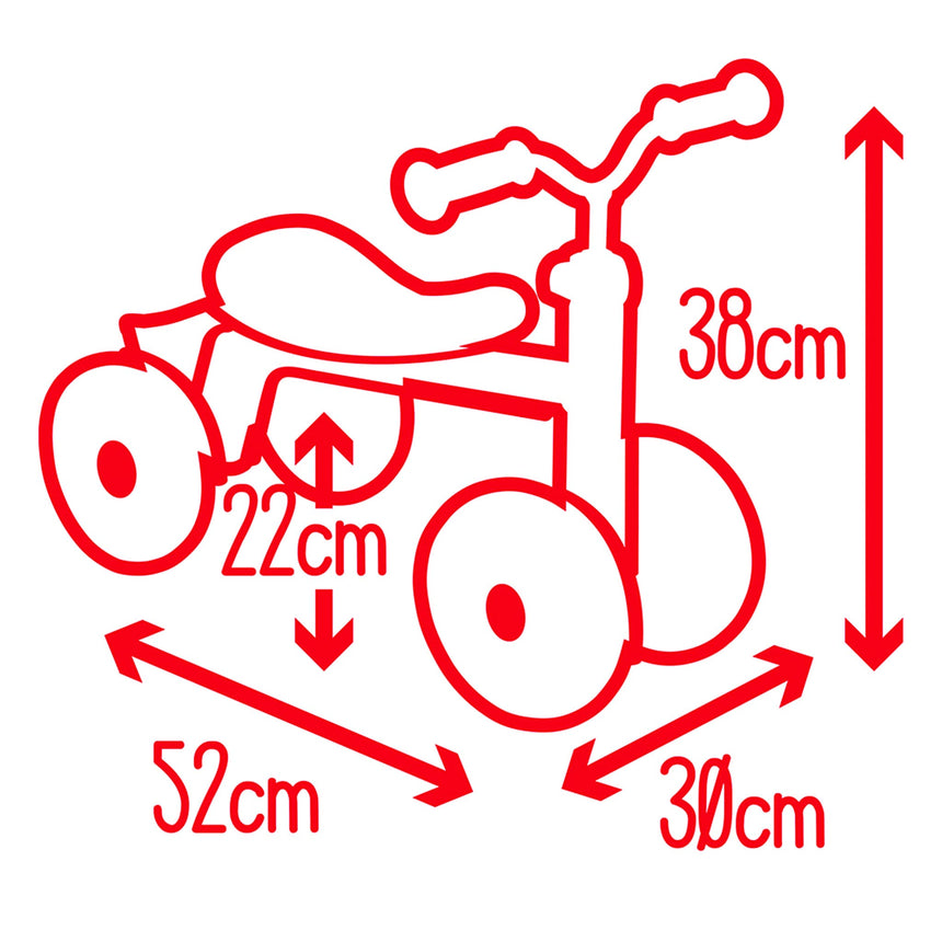 Bicyclette 4 Roues Rouge-Smoby-SMO-892721400-CLÉMENT