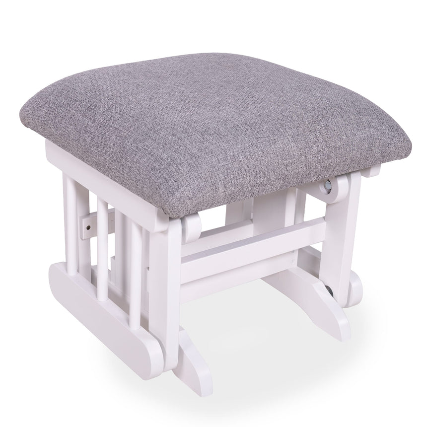 Tabouret Blanc- Tissus sur commande spéciale-Goberce-Reboot 061-GBE-TB04-BLANC-CLÉMENT