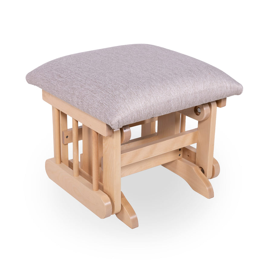 Tabouret Naturel- Tissus sur commande spéciale-Goberce-Harper 608-GBE-TB04-NATUREL-CLÉMENT