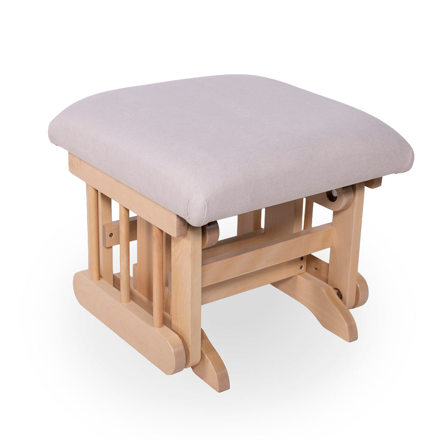 Tabouret Naturel- Tissus sur commande spéciale-Goberce-Structure 041-GBE-TB04-NATUREL-CLÉMENT
