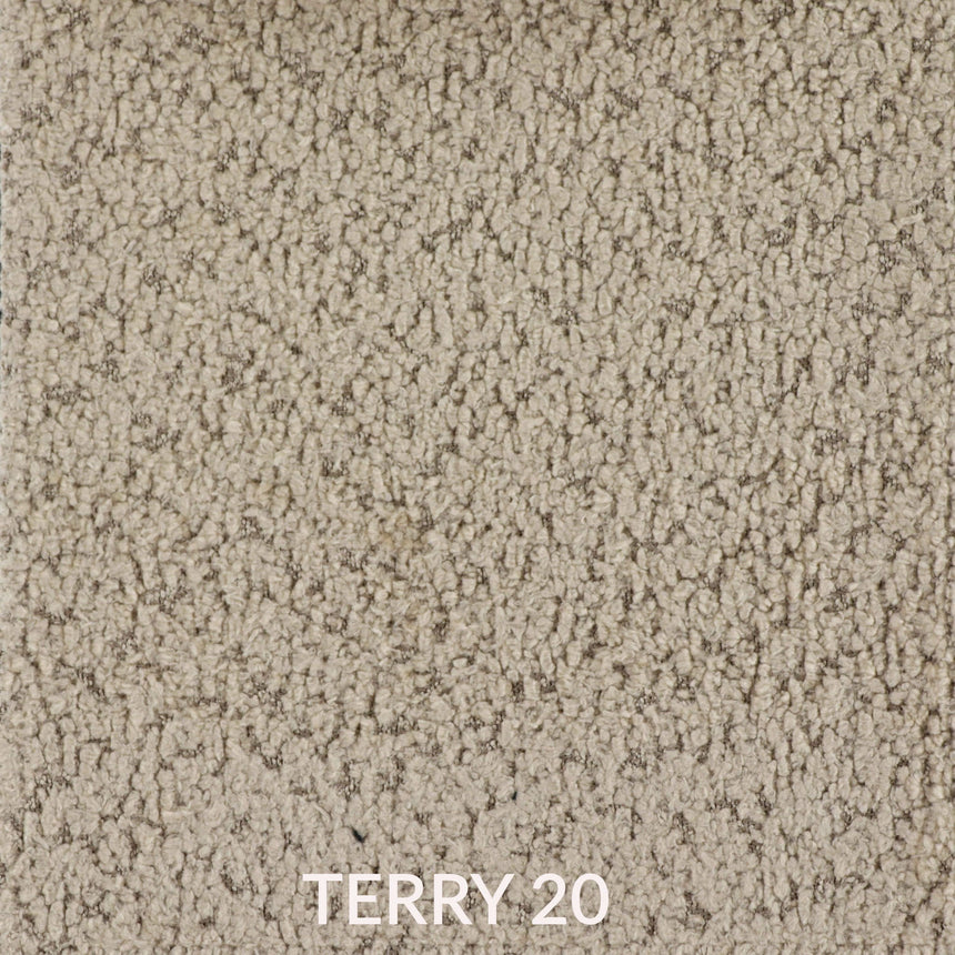 Fauteuil berçant et pivotant - Électrique - Tissus sur commande spéciale-Dormatex-Terry 20-DMT-FAUTEUIL-ELECTRIQUE-CLÉMENT