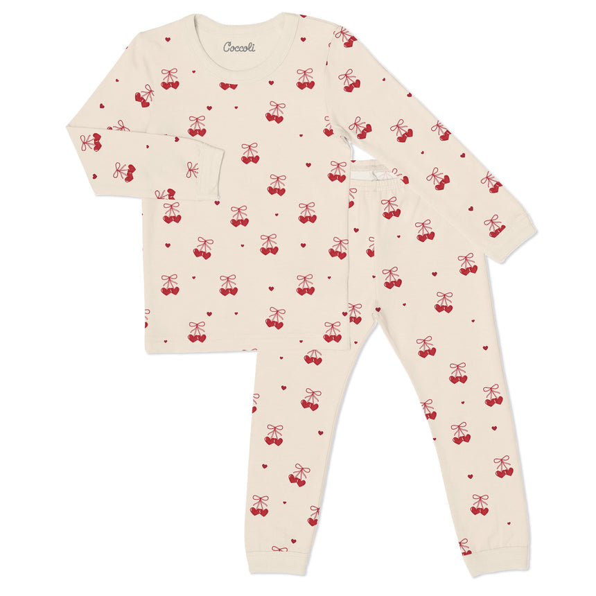 Pyjama Coeurs 2-10ans-Coccoli-Ivoire-2-CCO-TLM6016-CLÉMENT