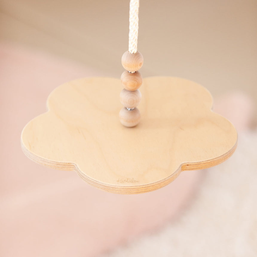 Balançoire en Bois - Fleur-Kantalou-UOL-TOURNESOL-CLÉMENT