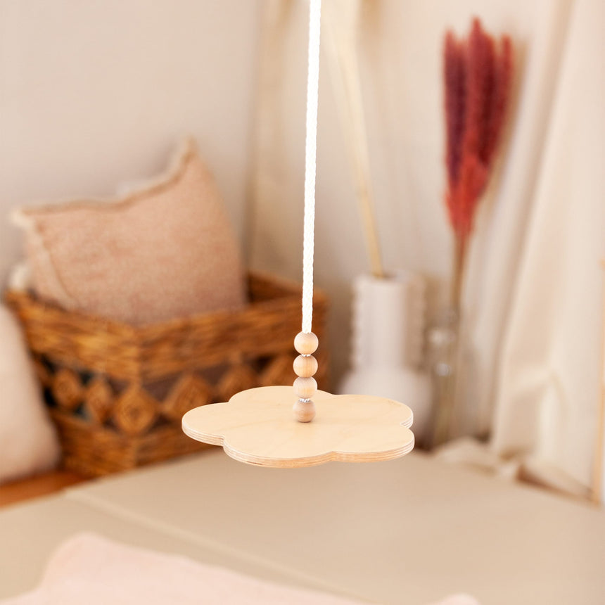 Balançoire en Bois - Fleur-Kantalou-UOL-TOURNESOL-CLÉMENT