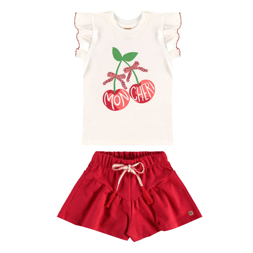 Ensemble Deux Pièces Cerises 2-8ans-Up Baby-Ivoire-2-UPB-46301-000106-CLÉMENT