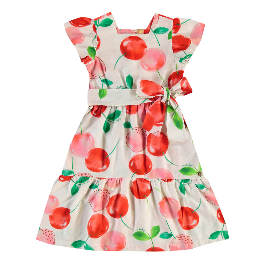 Robe Cerises 2-8ans-Up Baby-Ivoire-2-UPB-46568-191763-CLÉMENT