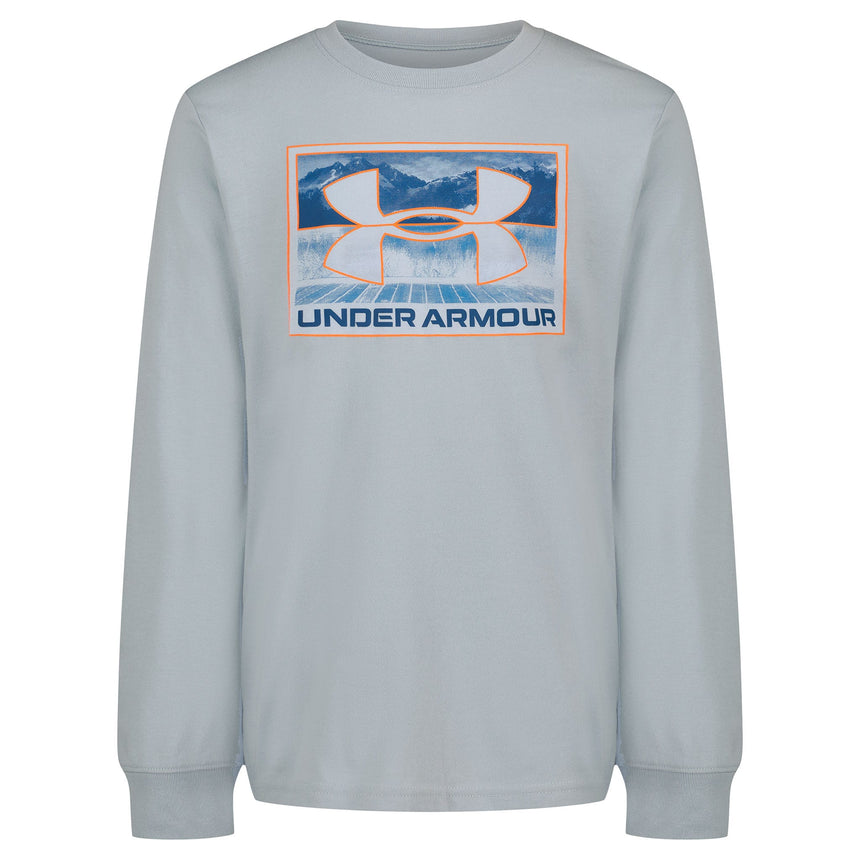 T-shirt Topo Core Cuff 8-16ans-Under Armour-Bleu-S-UR2-25UOFJA01F-CLÉMENT