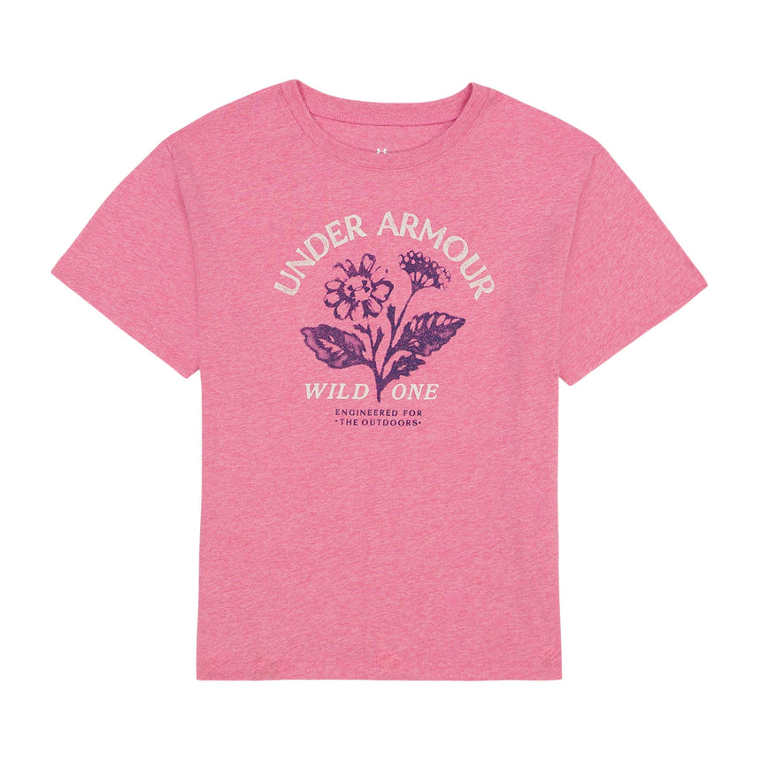 T-shirt Wild One 7-16ans-Under Armour-Rose-S-UR2-25UOFJA46S-CLÉMENT