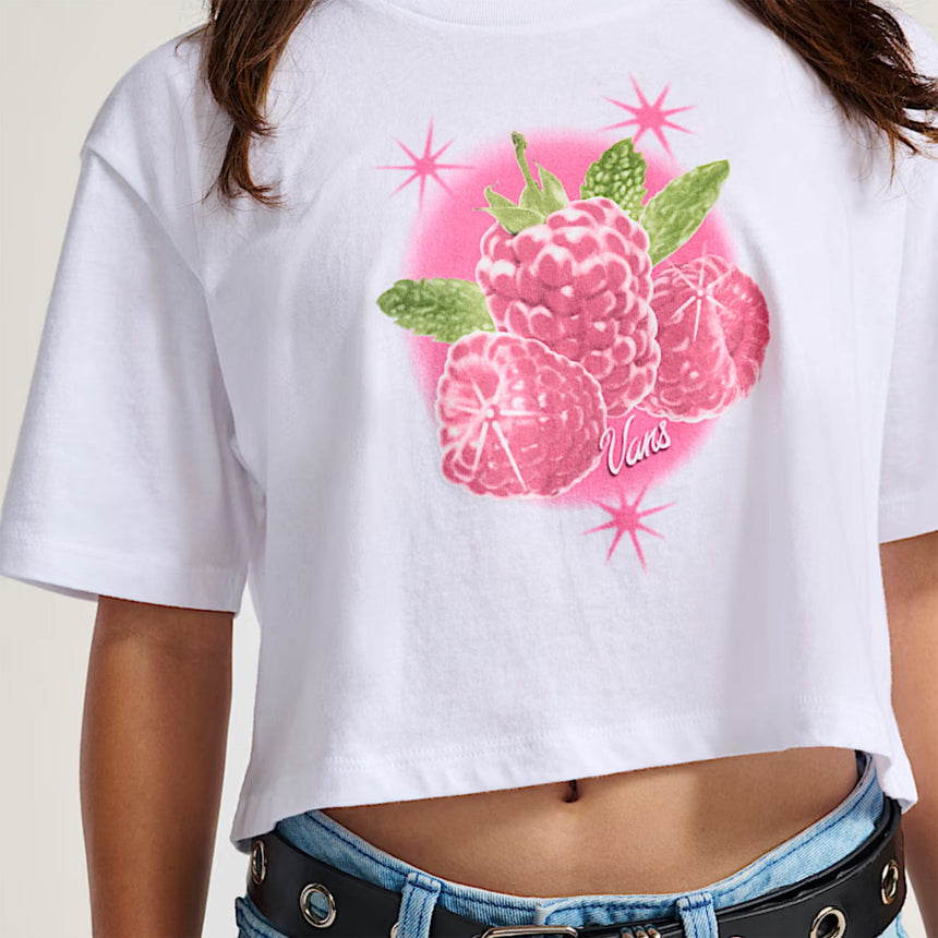 T-shirt Star Berries Crop 7-16ans-Vans-VAN-VN000PTHWHT-CLÉMENT
