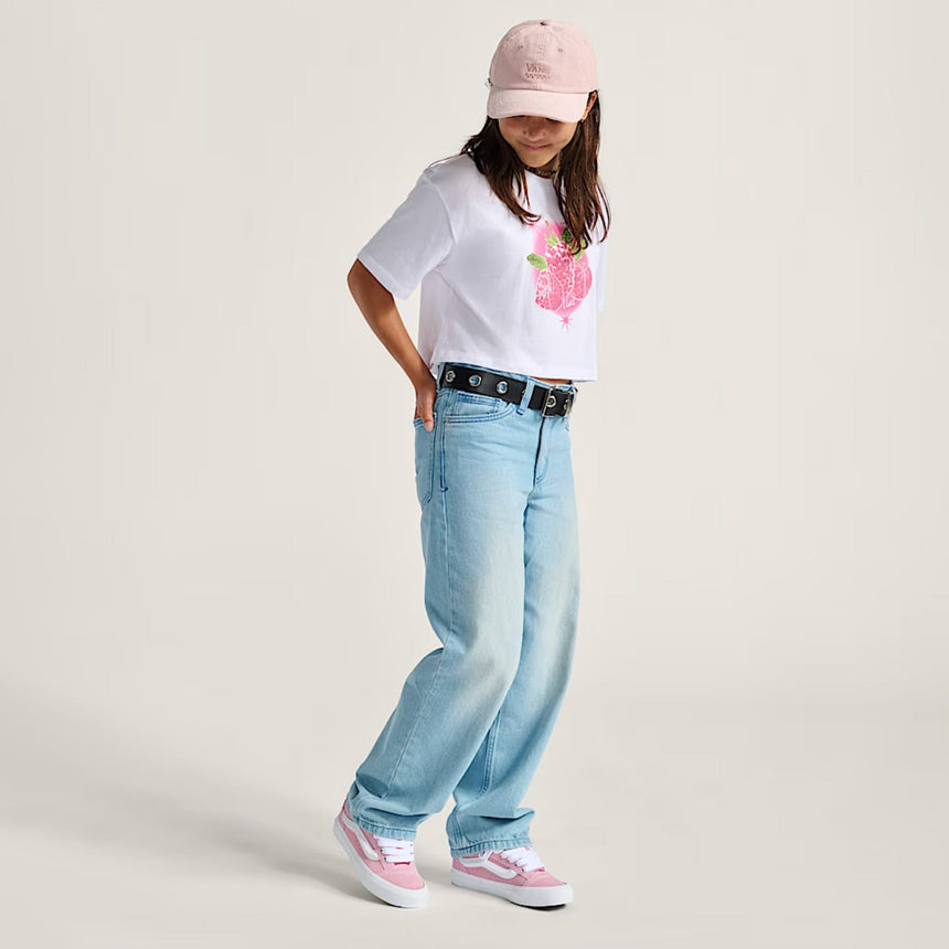 T-shirt Star Berries Crop 7-16ans-Vans-VAN-VN000PTHWHT-CLÉMENT