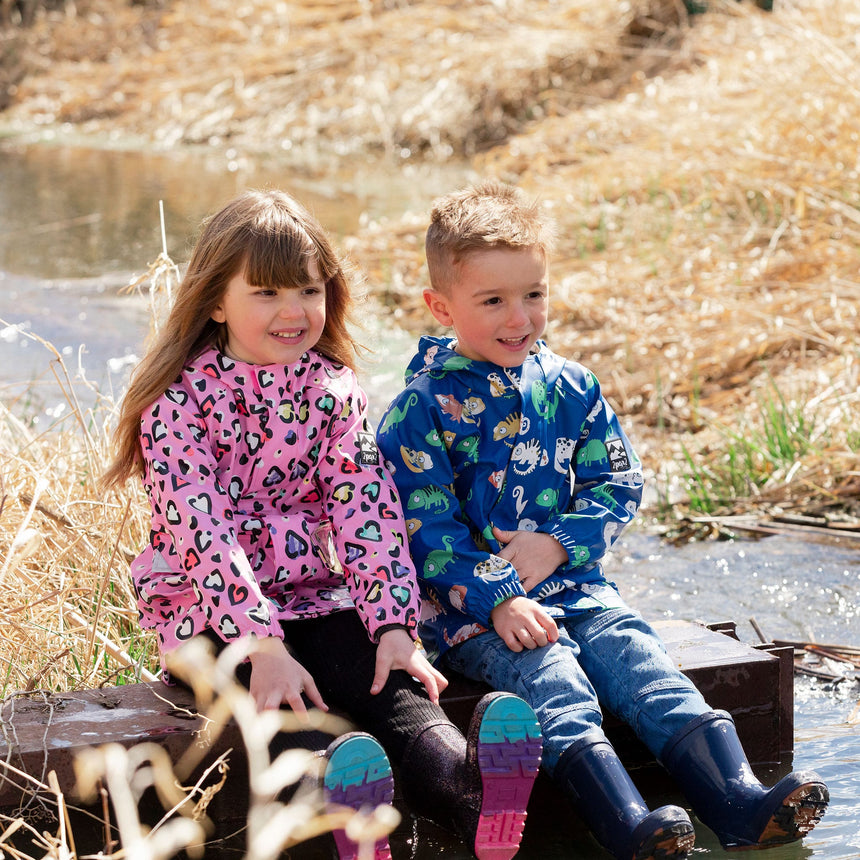 Black Glitter Rain Boots 4-3