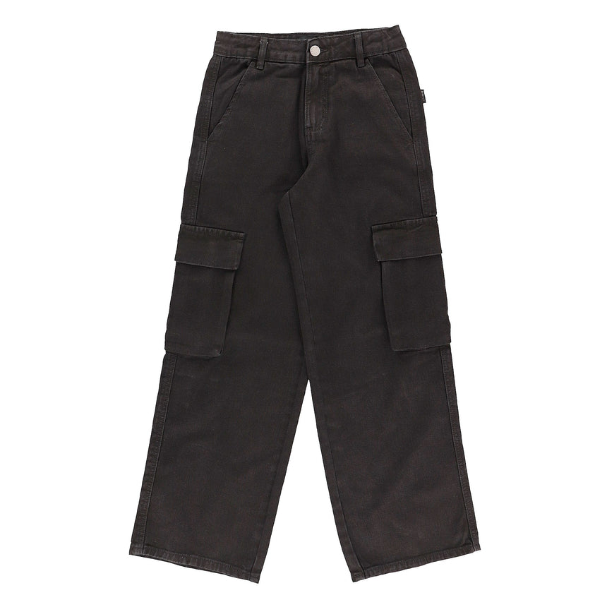 Jeans Cargo Jambe Large 10-16ans-Birdz-Noir-10-WRK-F195696-3-CLÉMENT