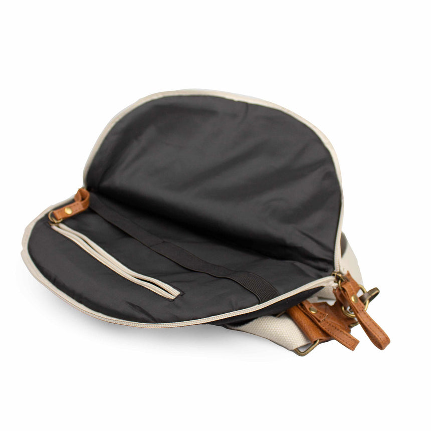 Sac à Langer Banane Avec Bandoulière Armelle - Noir-Baby on board-YND-BOB-2201-CLÉMENT