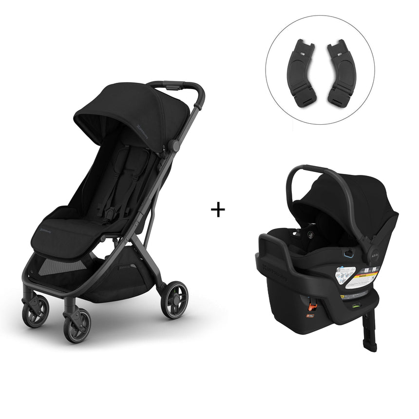 Minu V3 Stroller + Aria V2 Infant Car Seat + Adapters - James