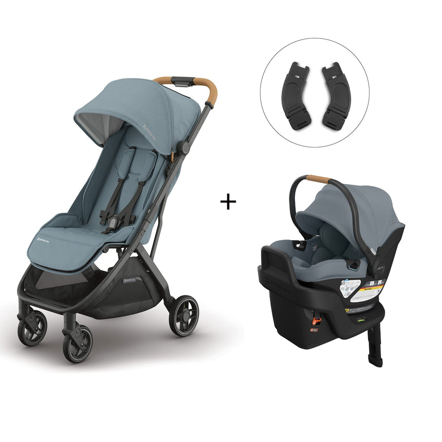 Minu V3 Stroller Dillan + Aria V2 Infant Car Seat Callum + Adapters
