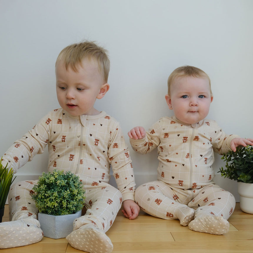 Pyjama Carreaux Ours 0-30mois-Origami-OR4-PM59228-CLÉMENT