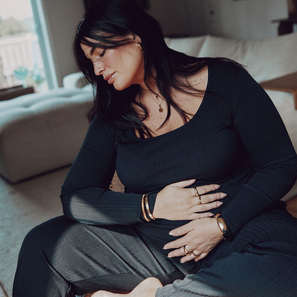 Lounge Maternity Rib Top