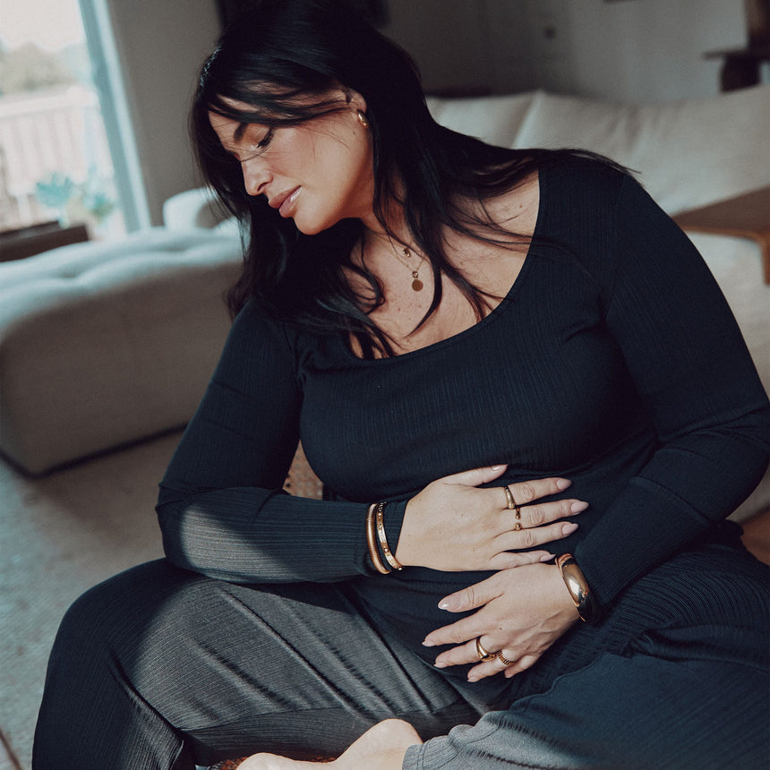 Lounge Maternity Rib Top