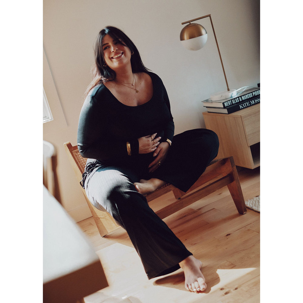 Lounge Maternity Rib Top