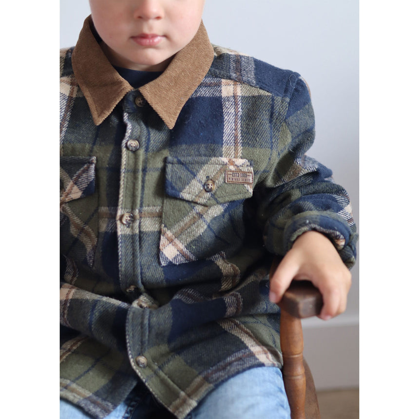 Academy Plaid Overshirt 2-8