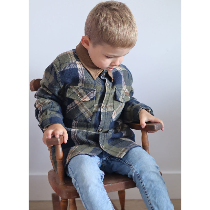 Academy Plaid Overshirt 2-8