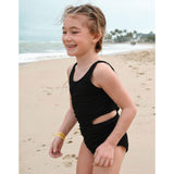 Textured Daisies Swimsuit 2-14y
