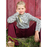 Romance Floral Turtle Neck7-14