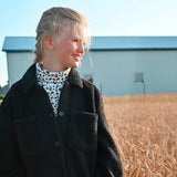 Veste Romance Noire 7-14ans