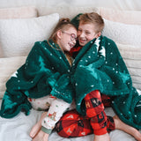 Couverture Peluche Sapin