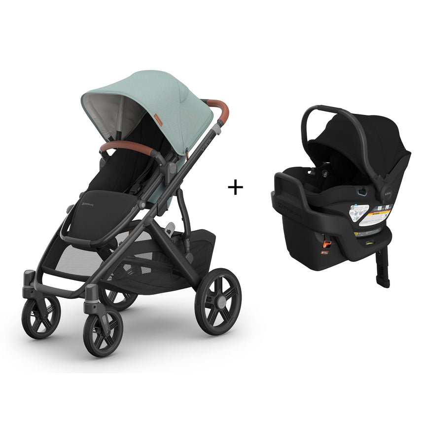 Poussette Vista V3 - Kenzi + Siège Auto Aria V2 - James-Systeme De Voyage (607)-UPPAbaby-CLÉMENT