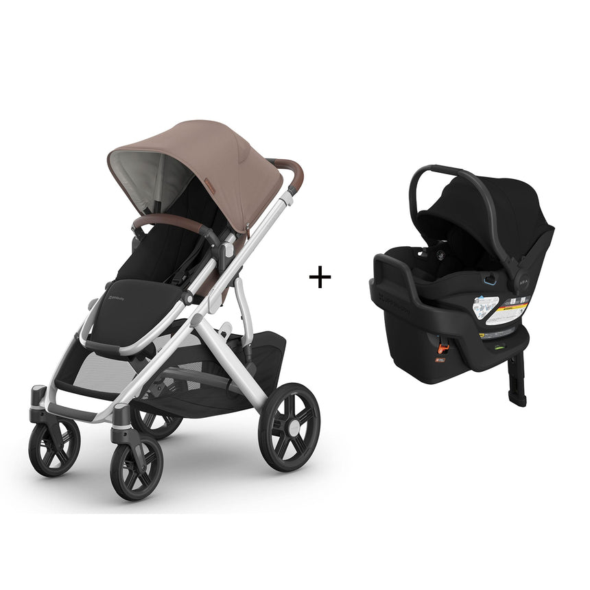 Poussette Vista V3 - Theo + Siège Auto Aria V2 - James-Systeme De Voyage (607)-UPPAbaby-CLÉMENT