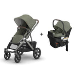 Poussette Vista V3 + Siège Auto Aria V2 - Evelyn-Systeme De Voyage (607)-UPPAbaby-CLÉMENT