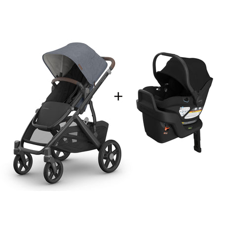 Poussette Vista V3 - Julian + Siège Auto Aria V2 - James-Systeme De Voyage (607)-UPPAbaby-CLÉMENT