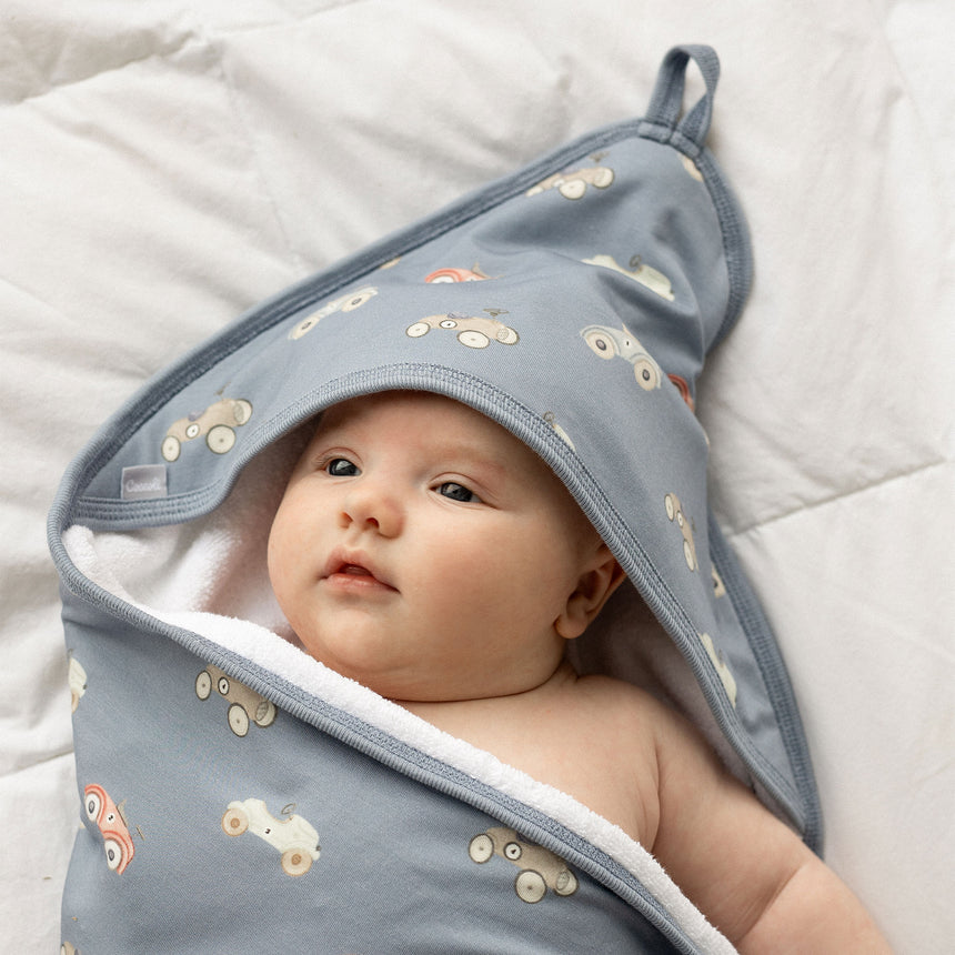 Hooded Bath Towels-cars