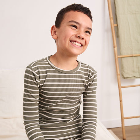 Pyjama Rayé Vert 2-7ans-Petit Lem-LEM-26ERS30Q34K-CLÉMENT