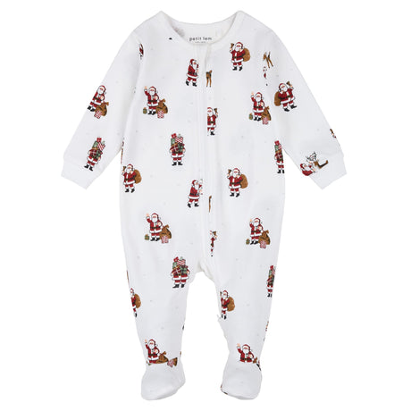 Pyjama Père Noël 0-24mois-Pyjama Bebe (17B)-Petit Lem-Ivoire-0 m-CLÉMENT