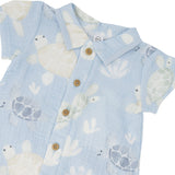 Combinaison Tortue 3-24mois-Deux par Deux-2X2-H30D41-061-CLÉMENT