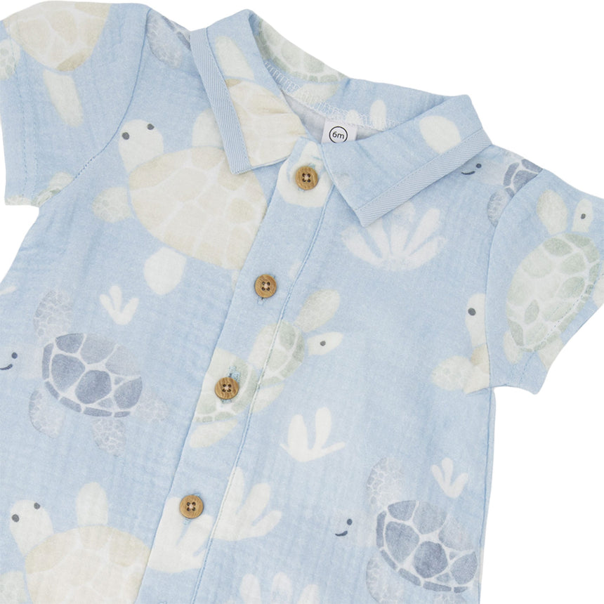 Combinaison Tortue 3-24mois-Deux par Deux-2X2-H30D41-061-CLÉMENT