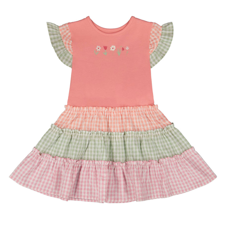Robe Petite Prairie 3-6ans-Deux par Deux-Rose-3-2X2-H30F85-6860B-CLÉMENT