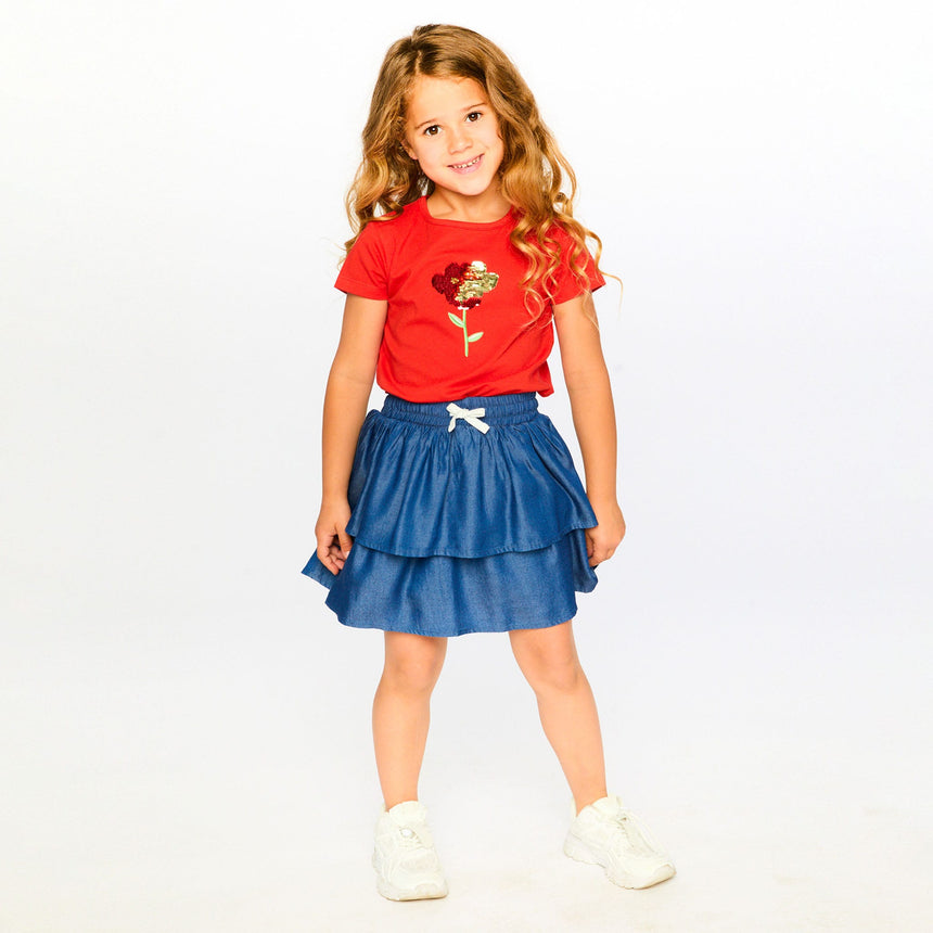 T-shirt Jonquilles 3-6ans-Deux par Deux-2X2-H30H70-7620B-CLÉMENT