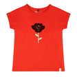 T-shirt Jonquilles 7-10ans-Deux par Deux-Rouge-7-2X2-H30H70-7620C-CLÉMENT